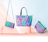 How to make my Iridescent luminous bags glow?