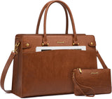 2-teilige wasserdichte Vintage-Laptoptasche, 15,6" 17,3" 