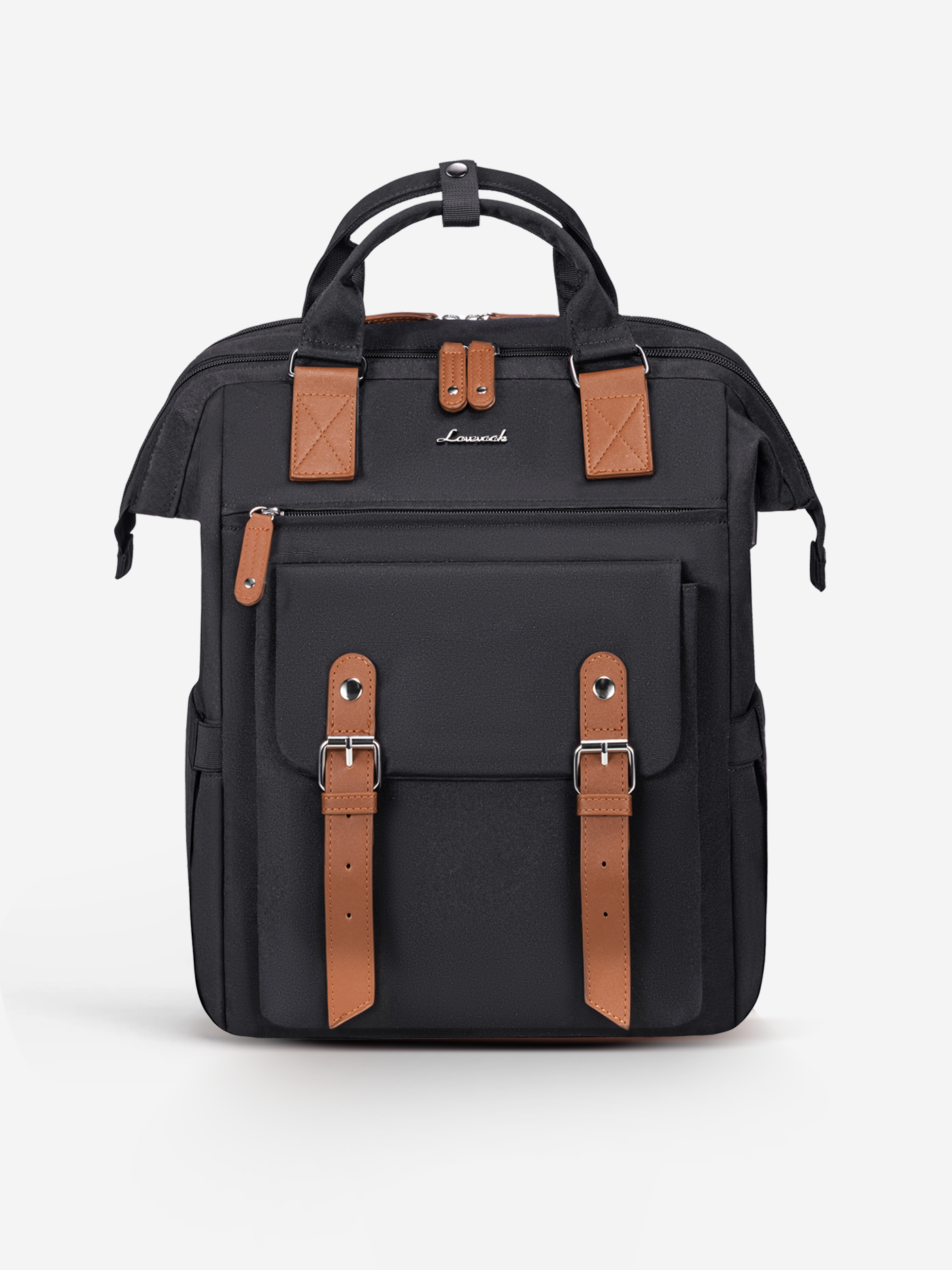 LOVEVOOK 2-teiliger Laptop-Rucksack für Damen, mit Beuteltasche, passend für 15,6/17,3 Zoll