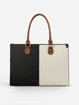 2-teilige Vintage-Laptoptasche aus Leder, 15,6“ 