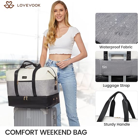 3Pcs Large Travel Duffel Bag