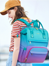 Multicolor Laptop Backpack, 15.6" 17.3"