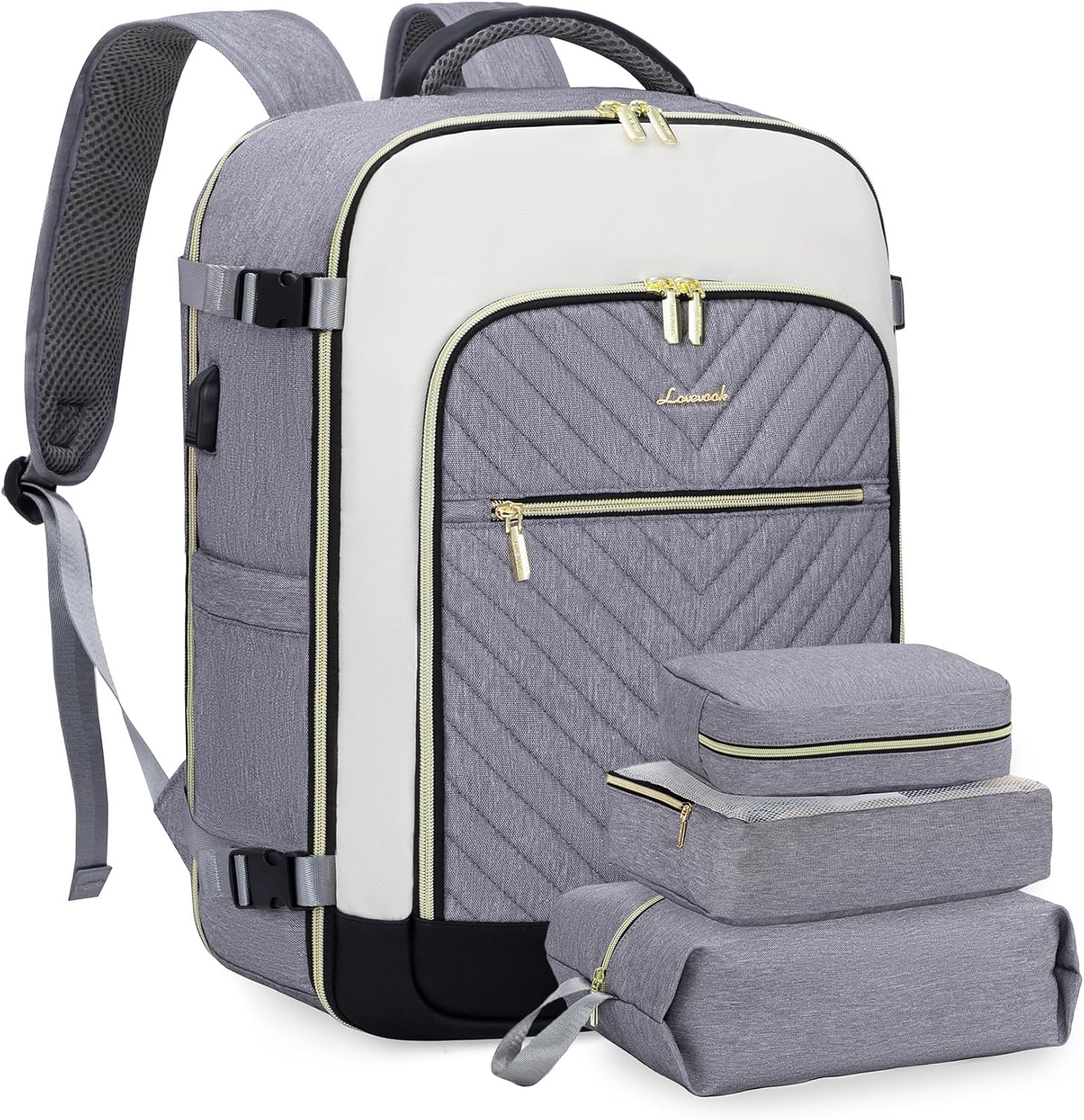 4Pcs Large Travel Backpack, 40L/50L