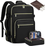 4Pcs Plain Color Travel Backpack, 40L/50L