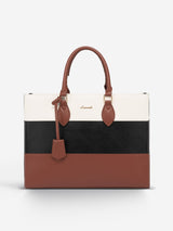 2Pcs Colorblock Laptop Tote Bag, 15.6" 17.3"