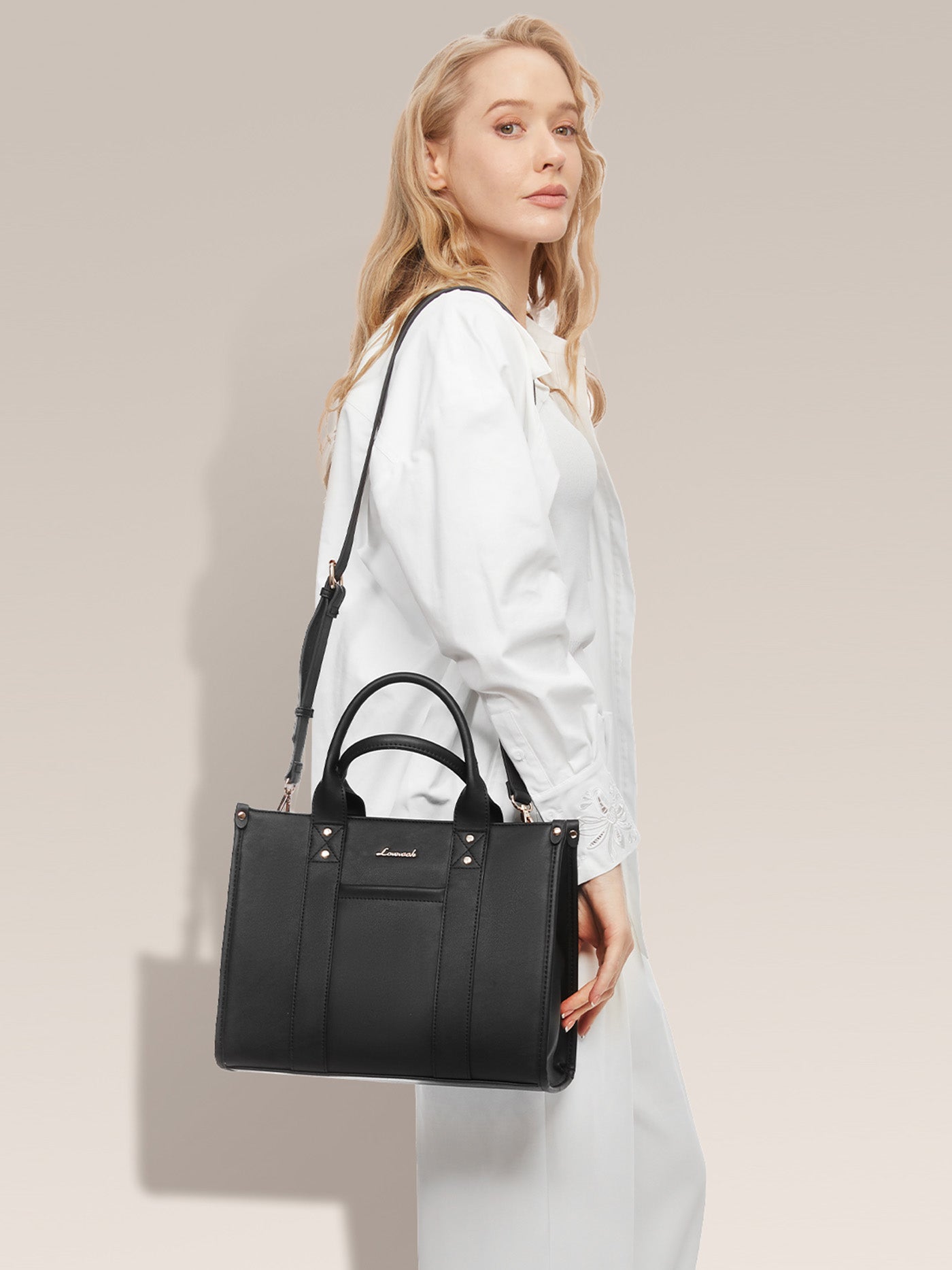 Vegan Leather Tote Bag