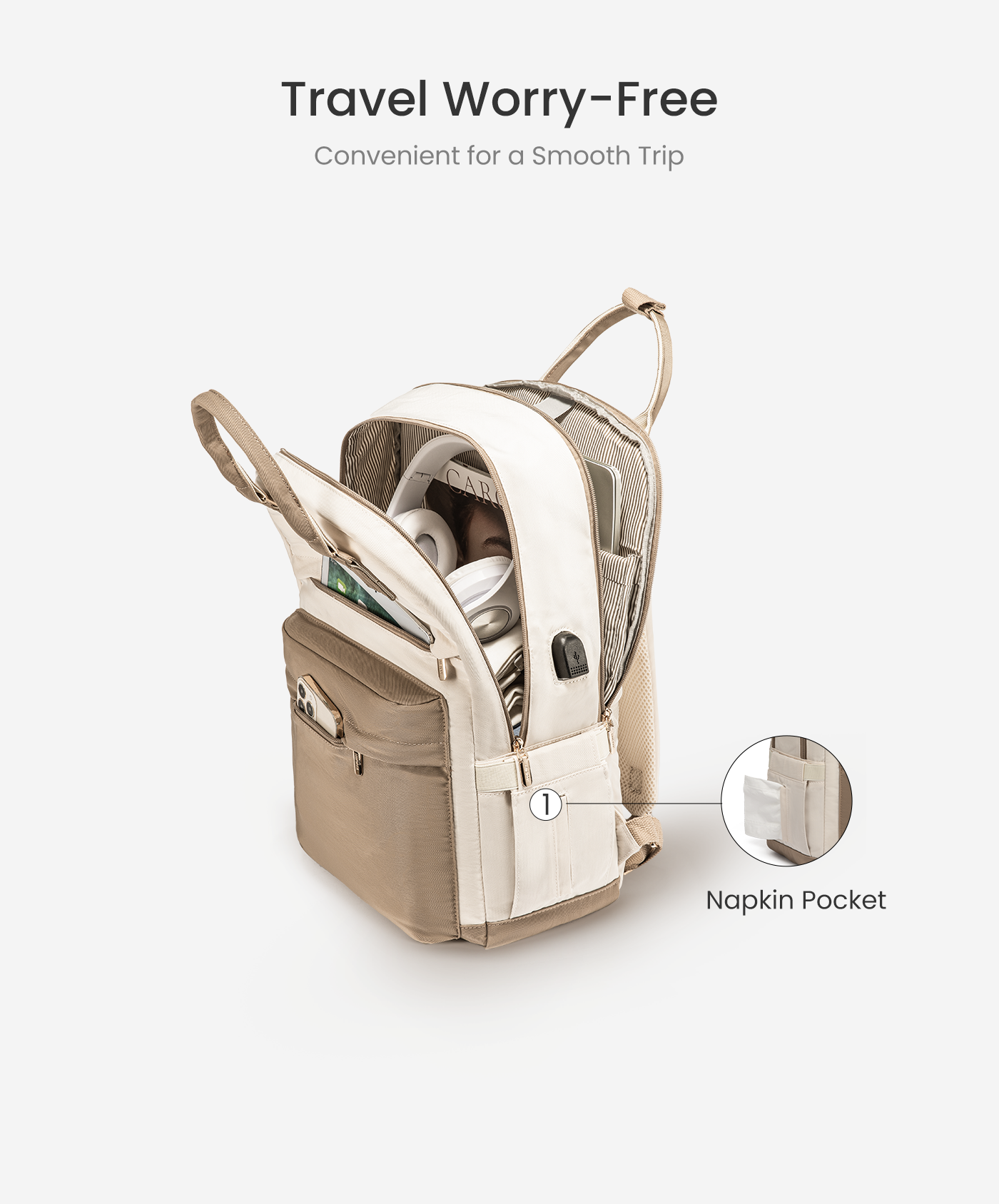 Molerolly Ⅰ Laptop Backpack, 15.6" 17.3"