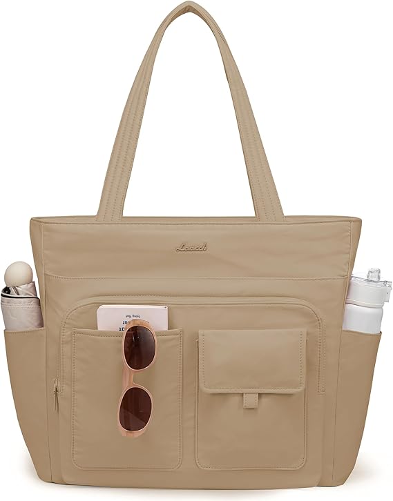 Multiple Pocket Laptop Tote Bag, 15.6"