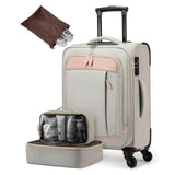 4Pcs Travel Suitcases 20 Inch(US ONLY)