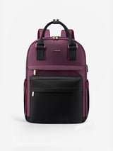 LOVEVOOK 1958 laptop backpack black dark purple