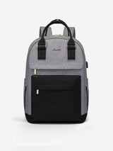 LOVEVOOK 1958 laptop backpack black grey