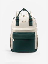 LOVEVOOK 1958 laptop backpack green beige