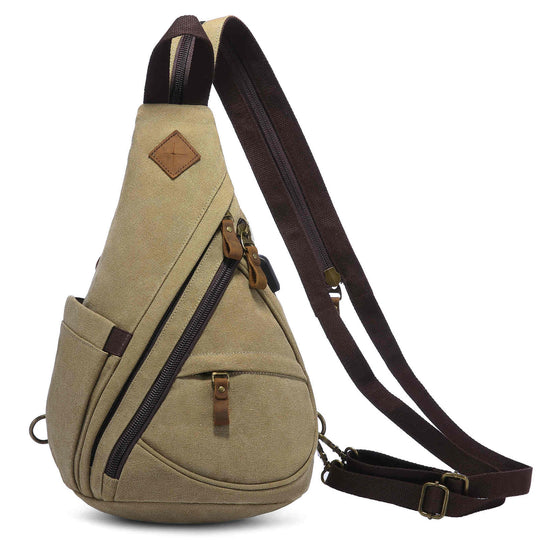 LOVEVOOK Sling Backpack For Men, Multi Wearings