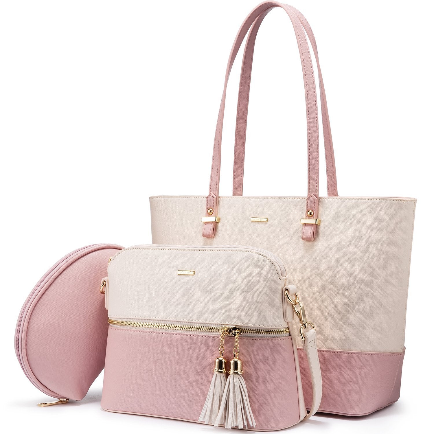 Mei&ge Six-piece Bone pattern Bag for Women handbag+shoulder bag+messenger  bag+crossbody bag+wallet+keybag | Wish