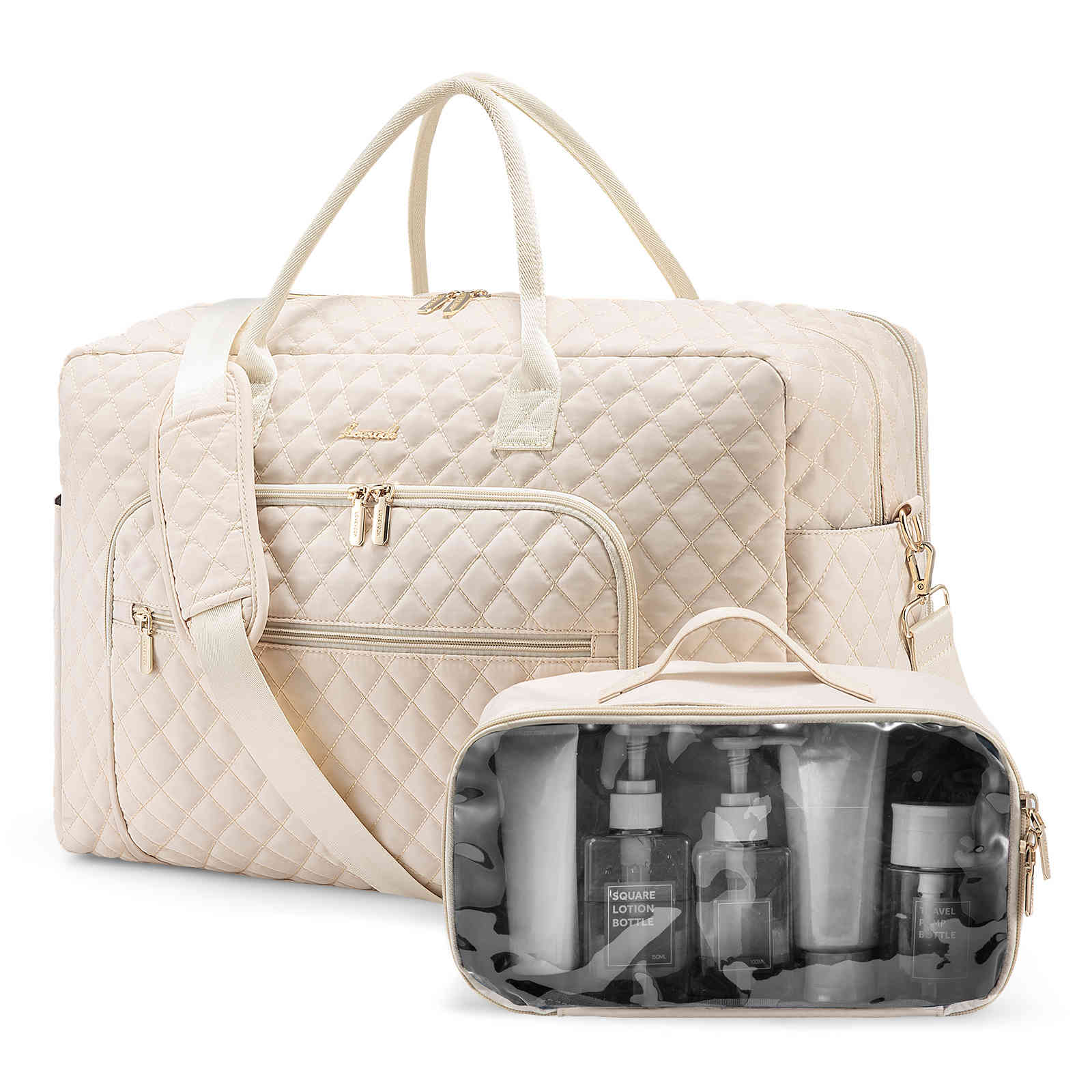 Weekender bag with online laptop compartment