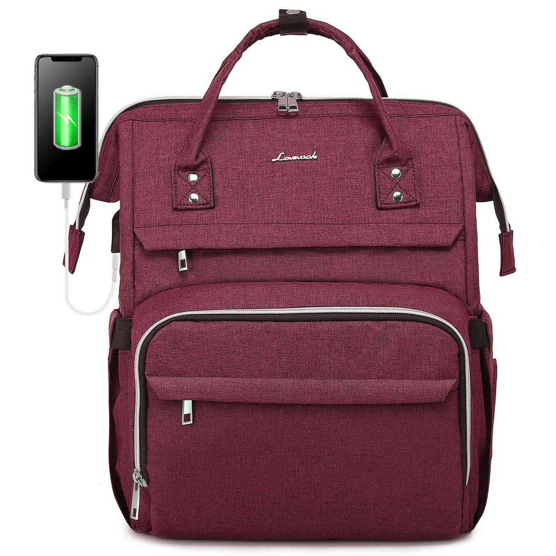 LOVEVOOK Computer Bag Laptop Bag for Women Cute Laptop Messenger Bag for  Work College, Polka-Pink, 14-Inch