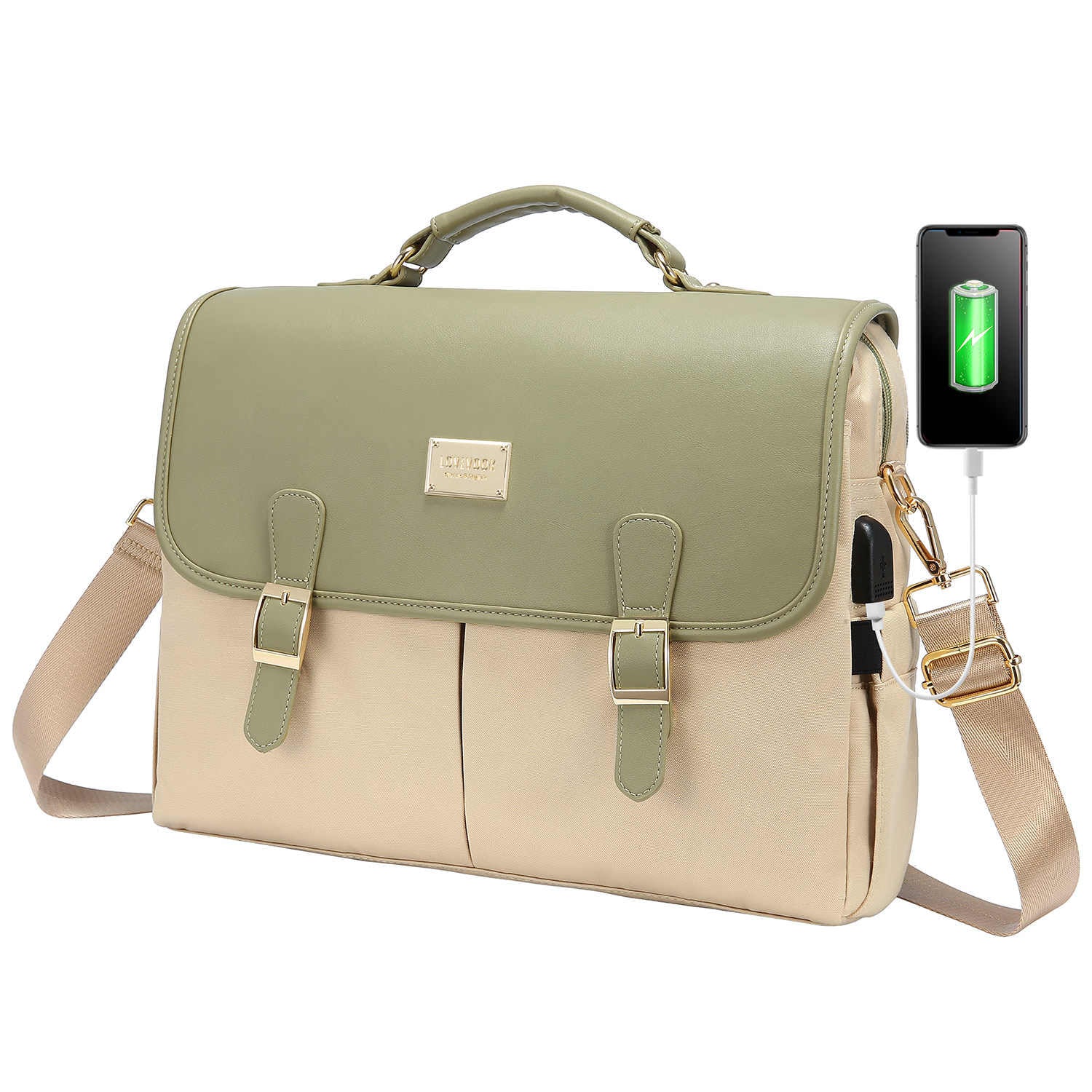 Womens Vegan Leather Backpack Purse Crossbody Laptop Messenger Bag Boo –  igemstonejewelry